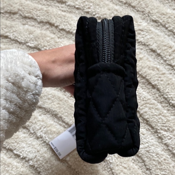 Vera Bradley Black Quilted Cosmetic Bag - Picture 8 of 9